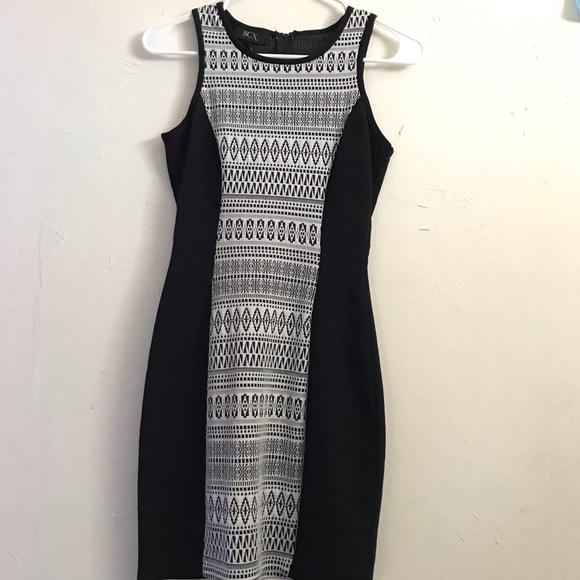BCX Dresses & Skirts - BCX Black White Aztec Pattern Dress